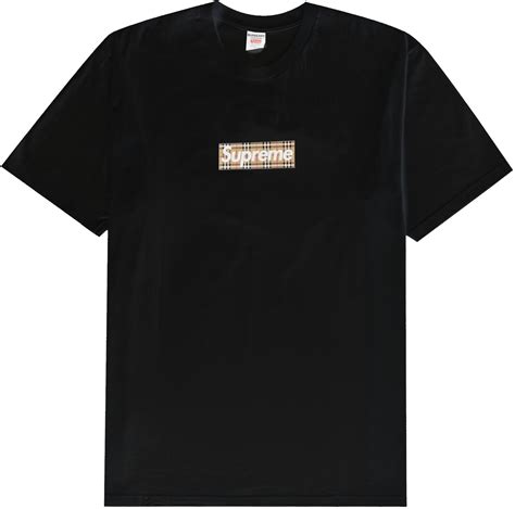 supreme x burberry bogo|supreme box tee black.